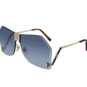 MCM WOMENS Geometric Blue Sunglasses MCM135S Sunglasses SOLD OUT ONLINE